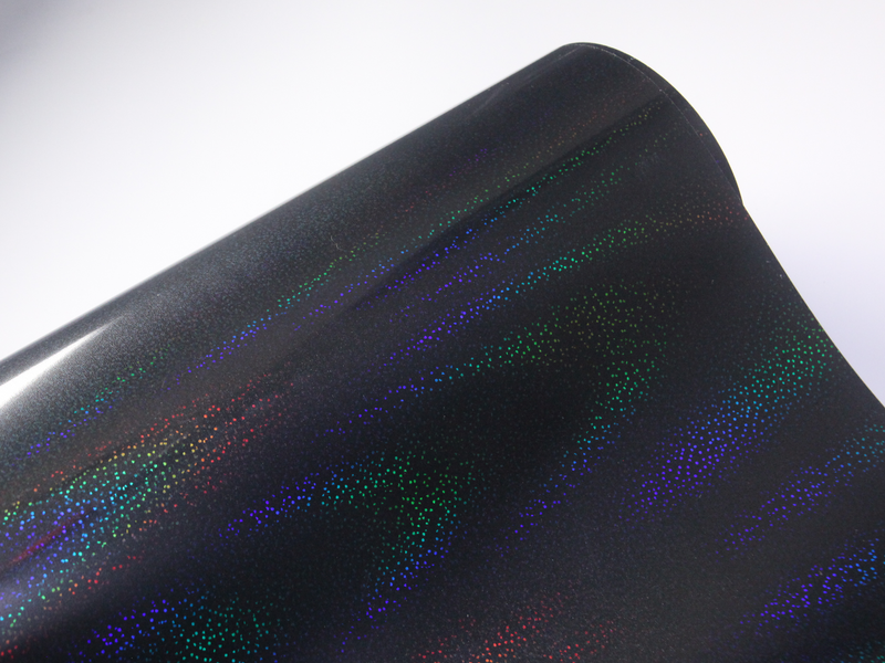 Black Iridescent Rainbow Reflective - Rainbow Vinyl (HTV)– Just Vinyl and  Crafts